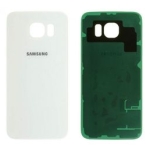 Back Glass Samsung S6 EDGE Plus Blanc