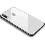 Back Glass Samsung A40 Blanc