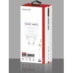 Chargeur ICONIX LIGHTNING 2.4A IC-HC1022 Blanc