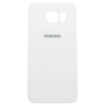 Back Glass Samsung S6 Edge Blanc