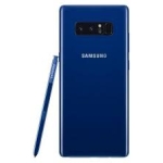 Back Glass Samsung Note 8 Bleu
