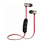 écouteurs Bluetooth sans fil de sport ROUGE