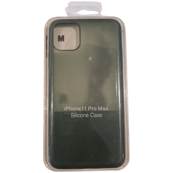 Cache Original Iphone 11 PRO MAX VERT foncé