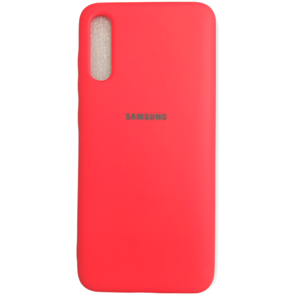 Cache samsung A70 ROUGE