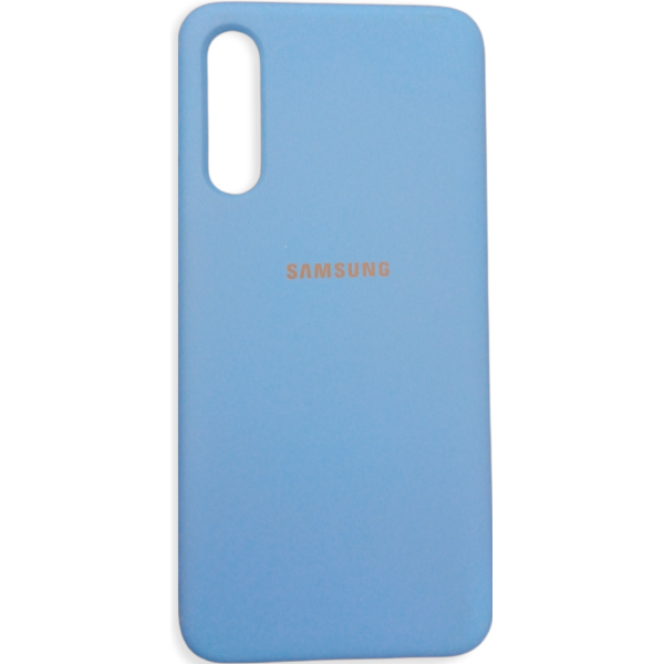 Cache samsung A70 BLEU