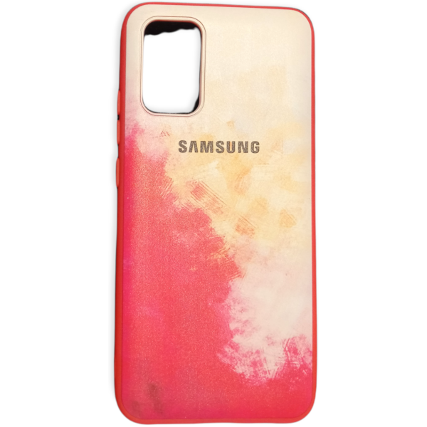 Cache samsung A02s ROUGE/BLANC