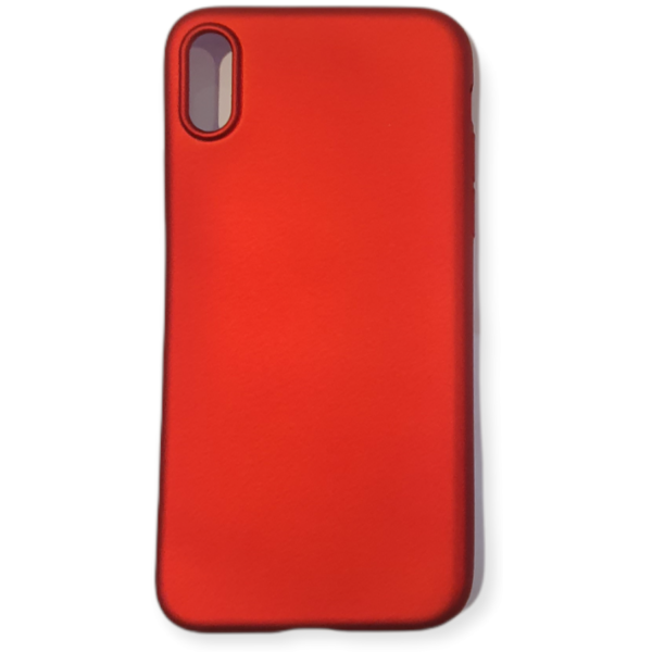 Cache IPHONE X ROUGE