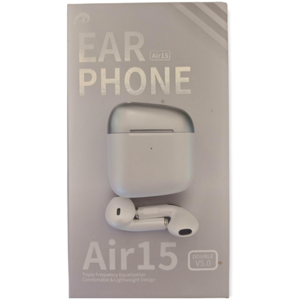 EARPHONE AIR 15 BLANC