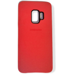 Cache Samsung  S9 ALCANTARA ROUGE