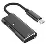 Adaptateur USB-TYPE C 2 en 1 charge + jack 3,5 mm