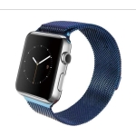 BRACELET WATCH EN ACIER BLEU