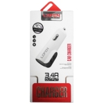 LDFEN Car Charger 3.4 Am 2 USB Port