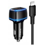 Chargeur Voiture Kaku LIGHTNING ksc-528  noir