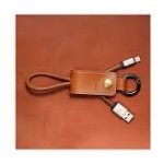 Câble USB PORTE CLE IOS MARRON