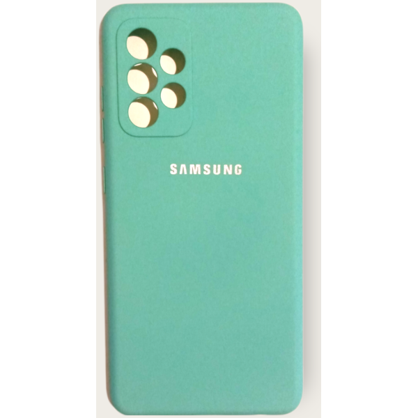 Cache Samsung A52 BLEU CLAIR