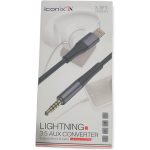 cable iphone 3.5 aux iconix ax2216 ICONIX