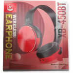 casque bleutouth xy xb-450bt rouge