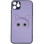 Cache Original Iphone 11 Pro Max tête de chat rose