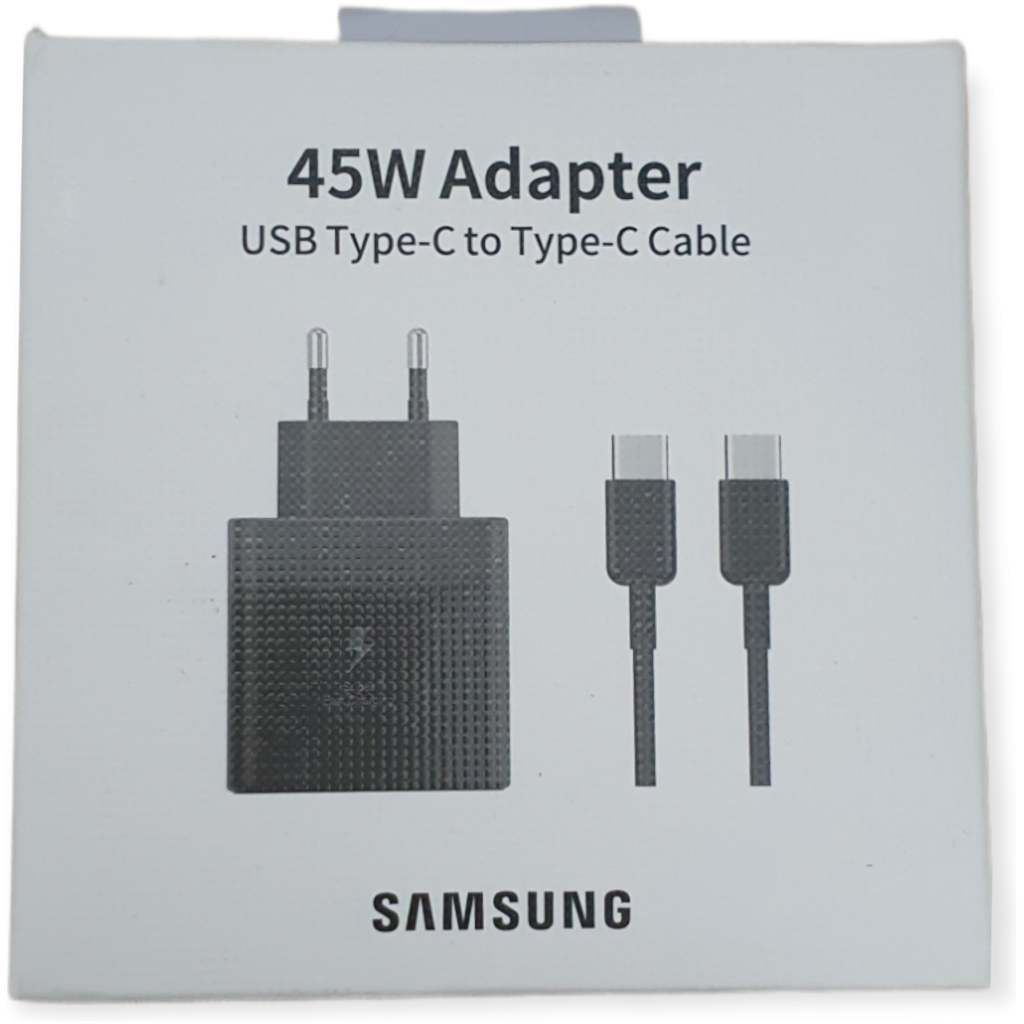 Chargeur samsung type c to type c 45W noir no cable - IFT Shop