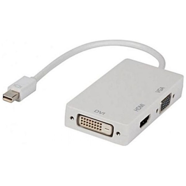 Adaptateur Mini Display Vers DVI-D & HDMI & VGA