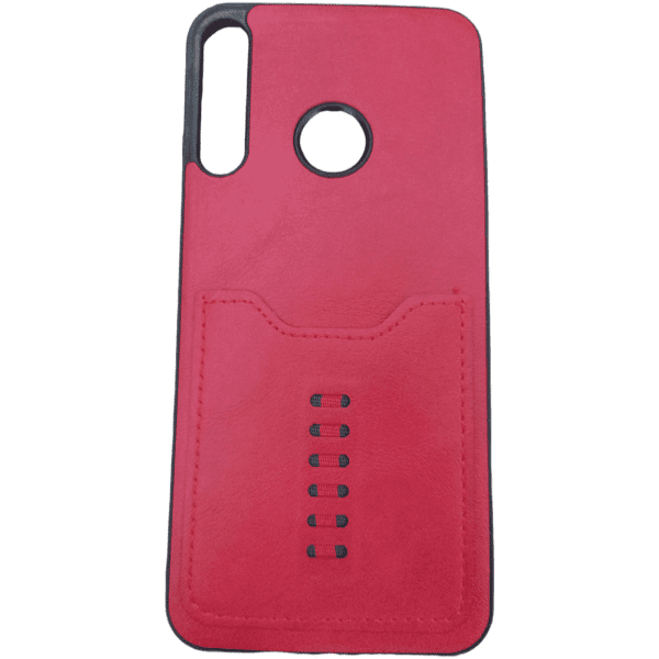 Cache  huawei Y7P rouge