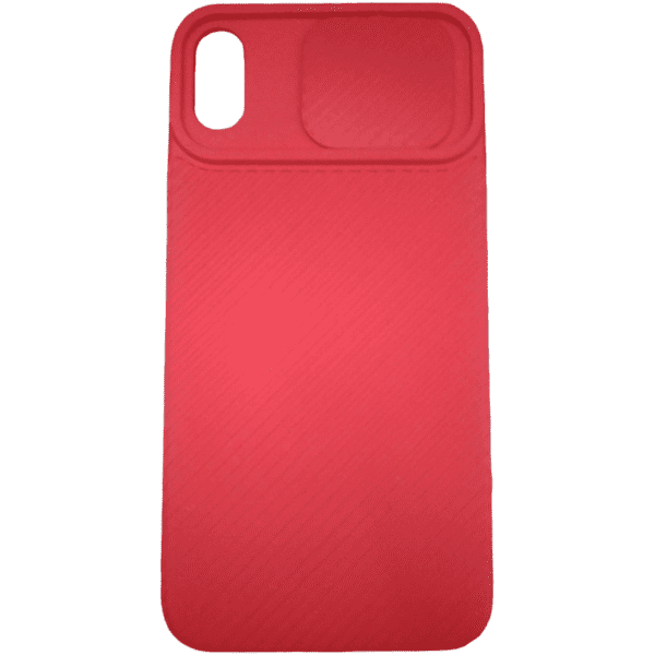 Cache iphone XS max rouge