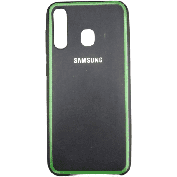 Cache samsung A20 noir