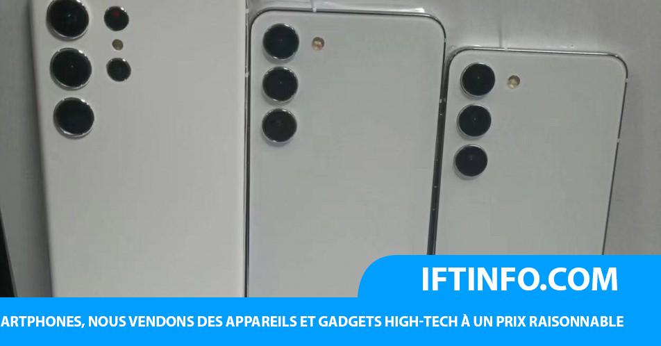 IFTINFO Les mannequins de la série Samsung Galaxy S23 illustrés IFT