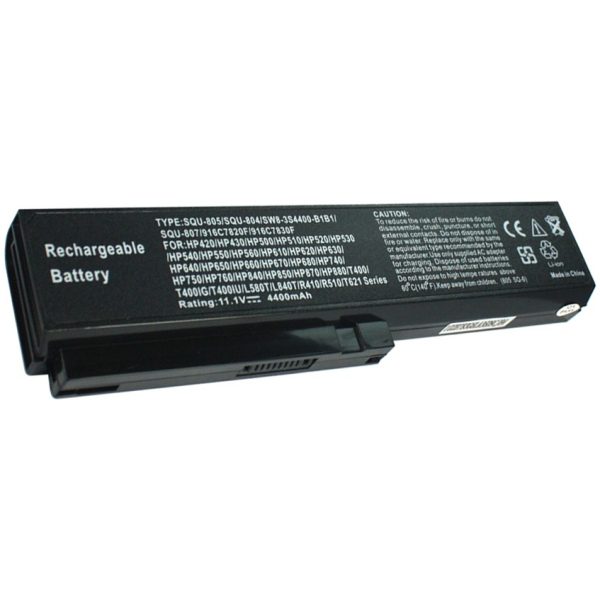 Batterie Li-Ion Pour Ordinateur Portable HASEE SQU-804 / SQU-805 / SQU-807 Noir