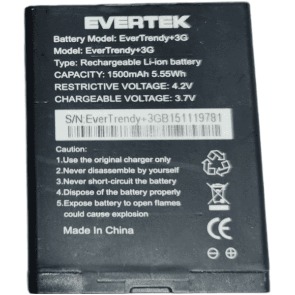 batterie Evrtek evertrendy+3g original