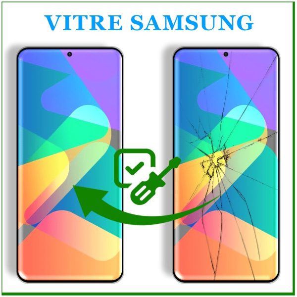 réparation vitre brisé samsung M32