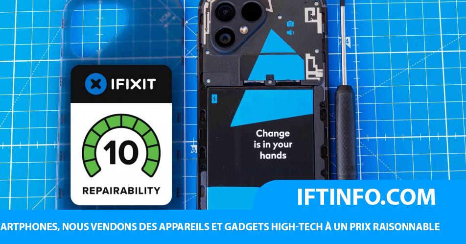 IFTINFO Le Fairphone 5 obtient une note de réparabilité de 10 10 diFixit IFT Shop