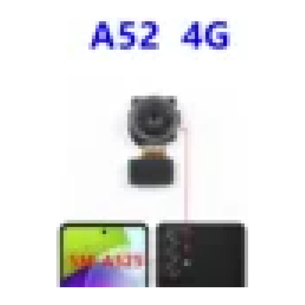 Caméra arrière  a gauche pour Samsung Galaxy A52, AfruitA526, A528, selfie arrière, face à la caméra, Tech Flex, pièces de rechange