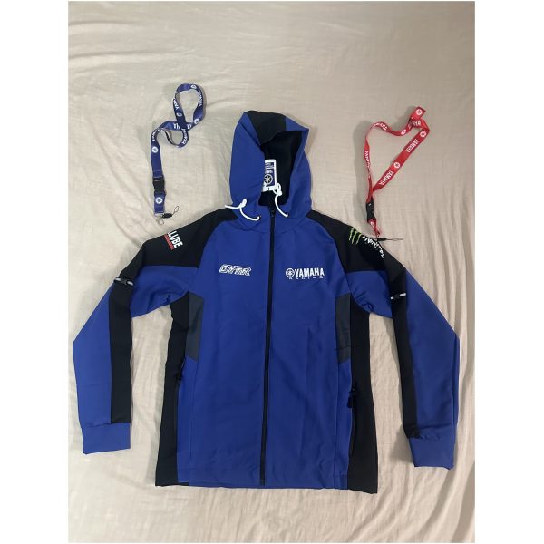 veste capuche YAMAHA BLEU TAILLE L