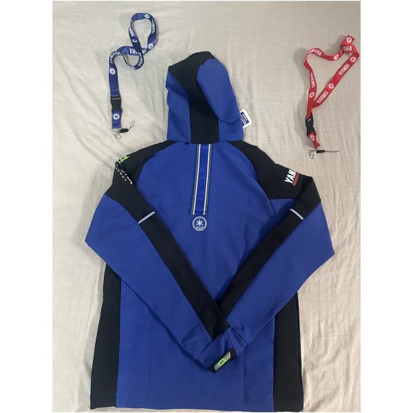 veste capuche YAMAHA BLEU TAILLE L – Image 4