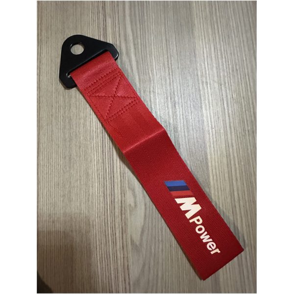 Ceinture décoration parechoc BMW M power rouge