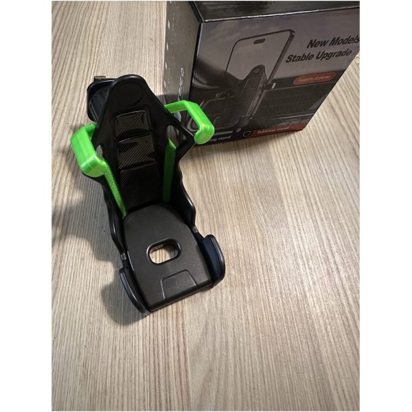 support voiture smart phone chaise pilote vert