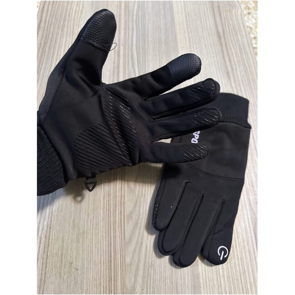 gant moto sport tactile noir – Image 2