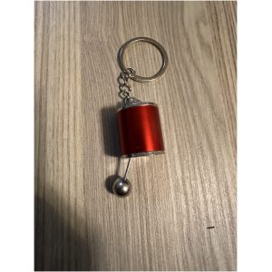 Porte clef levier vitesse 6rouge