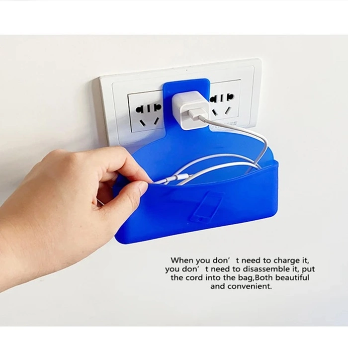 Support Silicone pour Chargeur de Téléphone – Prise Murale – Image 2