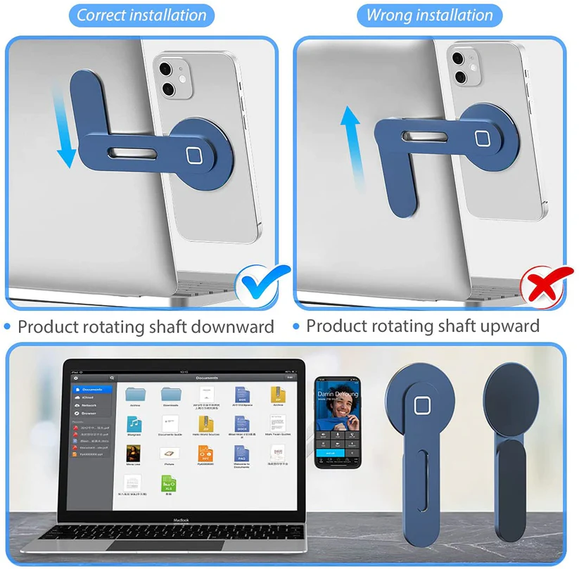 Support pliable de smartphone pour écran PC – Image 2