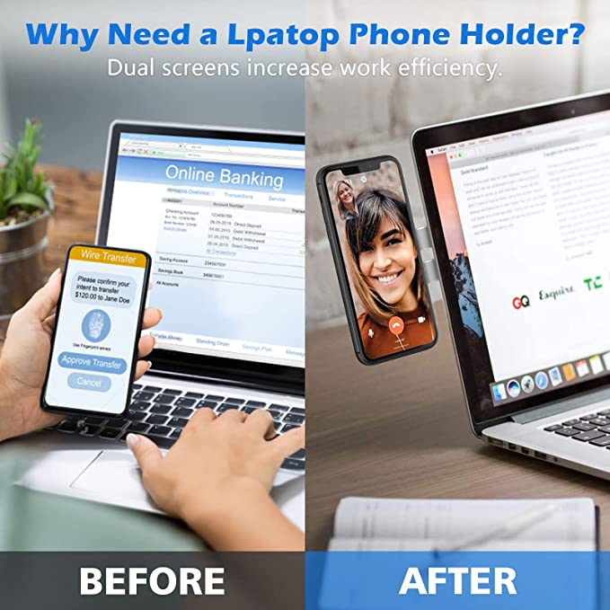 Support pliable de smartphone pour écran PC – Image 3