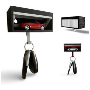 porte-clés mural suspendu, organisateur de clés مفتاح سيارات للمرآب – مجسم صغير مع باب قابل للفتح