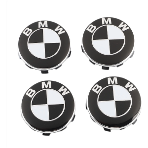 Logo Jante BMW Noir/Blanc 68mm