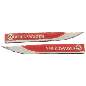 sigle logo latéral Volkswagen rouge ( LOT 2 P )