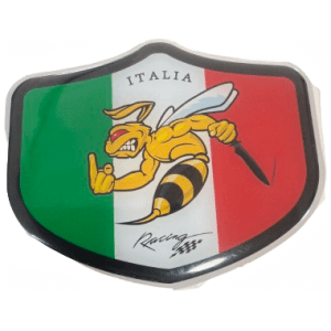 sticker 3d pour moto vespa italy