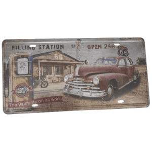 Plaque Decoration Filling Station