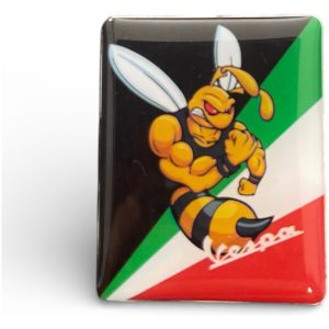 Sticker 3D Vespa Italia Noir