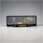 Cadre Plaque Akrapovic Noir Pour Moto