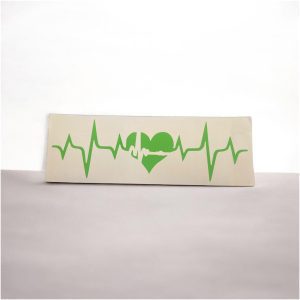 Autocollant Green Heart
